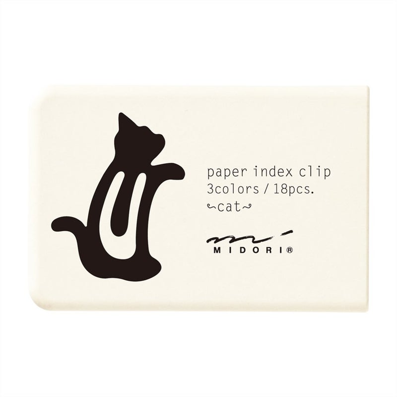 Midori Index Clip, Cat, 3 Color Assorted (43235006) - Image 2